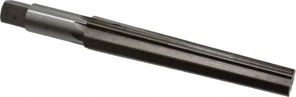 Interstate - 3/4" Small End, 0.979" Large End, 13/16" Shank, 5-1/2" Flute, Brown and Sharpe Taper Reamer #8 - USA Tool & Supply