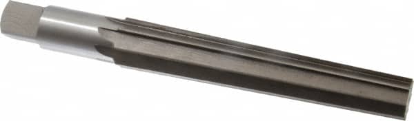 Interstate - 0.9" Small End, 1.155" Large End, 1" Shank, 6-1/8" Flute, Brown and Sharpe Taper Reamer #9 - USA Tool & Supply