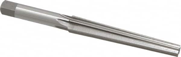 Interstate - 0.2503" Small End, 0.3673" Large End, 5/16" Straight Shank, 2-1/4" Flute, 0MT Morse Taper Reamer - USA Tool & Supply