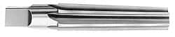 Interstate - 2.112" Small End, 2.555" Large End, 2" Tapered Shank, 8-1/2" Flute, 6MT Morse Taper Reamer - USA Tool & Supply