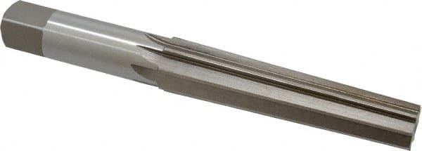 Interstate - 0.7748" Small End, 0.9881" Large End, 7/8" Straight Shank, 4-1/4" Flute, 3MT Morse Taper Reamer - USA Tool & Supply