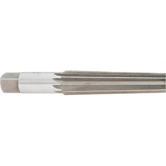 Interstate - 1.0167" Small End, 1.2893" Large End, 1-1/4" Straight Shank, 5-1/4" Flute, 4MT Morse Taper Reamer - USA Tool & Supply