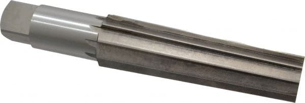 Interstate - 1.4717" Small End, 1.8005" Large End, 1-1/2" Straight Shank, 6-1/4" Flute, 5MT Morse Taper Reamer - USA Tool & Supply
