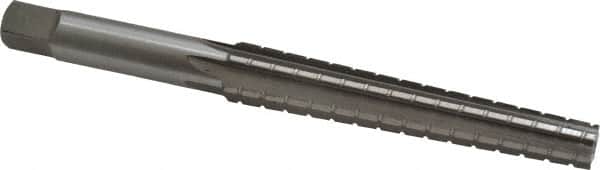Interstate - 0.3674" Small End, 0.517" Large End, 7/16" Straight Shank, 3" Flute, 1MT Morse Taper Reamer - USA Tool & Supply
