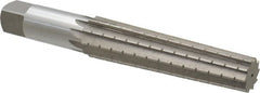 Interstate - 1.0167" Small End, 1.2893" Large End, 1-1/4" Straight Shank, 5-1/4" Flute, 4MT Morse Taper Reamer - USA Tool & Supply