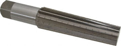 Interstate - 1.4717" Small End, 1.8005" Large End, 1-1/2" Straight Shank, 6-1/4" Flute, 5MT Morse Taper Reamer - USA Tool & Supply