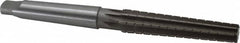 Interstate - 0.5696" Small End, 0.7441" Large End, 5/8" Tapered Shank, 3-1/2" Flute, 2MT Morse Taper Reamer - USA Tool & Supply