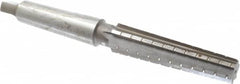 Interstate - 1.0167" Small End, 1.2893" Large End, 1-1/8" Tapered Shank, 5-1/4" Flute, 4MT Morse Taper Reamer - USA Tool & Supply