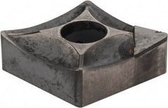 Kennametal - CNMS432 E Grade KD1405 Polycrystalline Diamond (PCD) Turning Insert - 80° Diamond, 1/2" Inscr Circle, 3/16" Thick, 1/32" Corner Radius - USA Tool & Supply