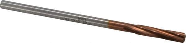 Alvord Polk - 5/16" High Speed Steel 6 Flute Chucking Reamer - Spiral Flute, 0.2792" Straight Shank, 1-1/2" Flute Length, 6" OAL - USA Tool & Supply