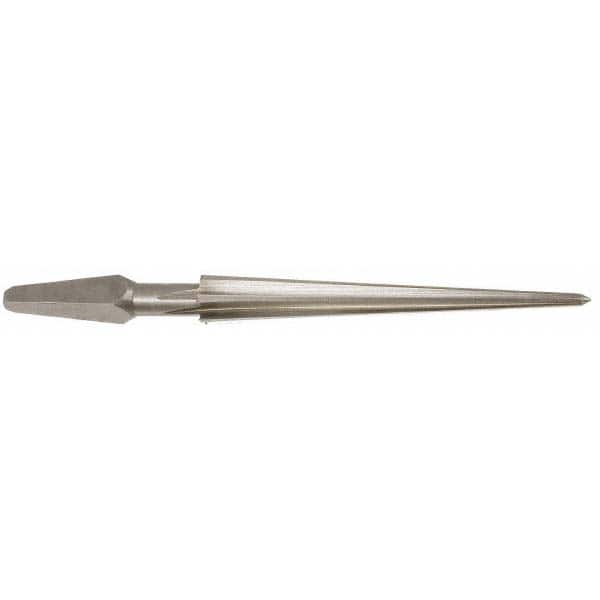 Alvord Polk - 1" Diam, 3/8" Small End Diam, Brace Shank, 4-1/2" Flute, Repairman's Reamer - USA Tool & Supply
