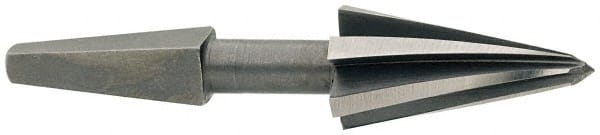 Alvord Polk - 3-5/8" Diam, 1-1/2" Small End Diam, 1-1/2" Diam T-Handle Shank, 3-7/8" Flute, Repairman's Reamer - USA Tool & Supply