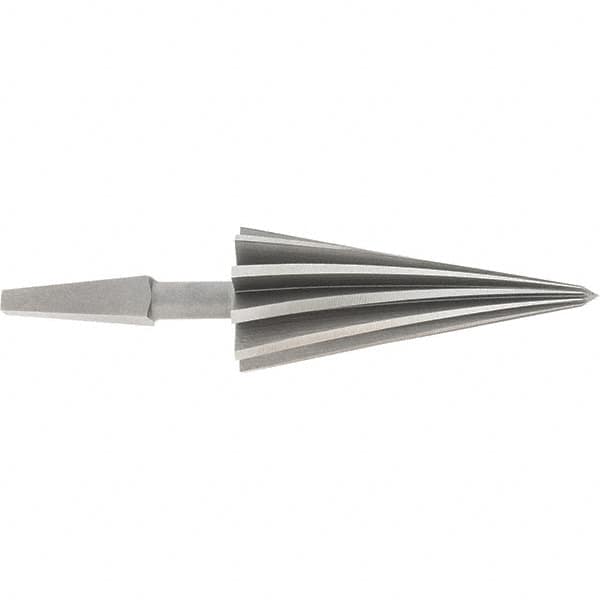 Alvord Polk - 1-1/4" Diam, 3/16" Small End Diam, Brace Shank, 2-7/8" Flute, Repairman's Reamer - USA Tool & Supply
