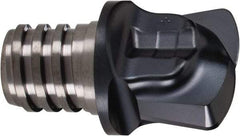 Iscar - MM FF Grade IC908 Carbide End Milling Tip Insert - TiAlN Finish, 2 Flutes, 20mm Cutting Diam, 1.5mm Depth of Cut, 17.4mm Extension, 0.134" Cnr Rad - USA Tool & Supply