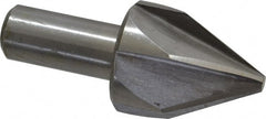 Interstate - 1-1/2" Head Diam, 3/4" Shank Diam, 6 Flute 60° High Speed Steel Countersink - USA Tool & Supply