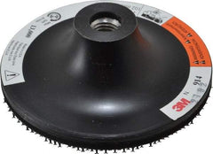 3M - 4" Diam Hook & Loop Disc Backing Pad - Firm Density, 13,000 RPM - USA Tool & Supply