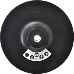 3M - 7" Diam Hook & Loop Disc Backing Pad - Medium Density, 6,000 RPM - USA Tool & Supply