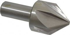 Interstate - 2" Head Diam, 1" Shank Diam, 6 Flute 82° High Speed Steel Countersink - USA Tool & Supply