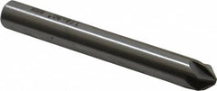 Interstate - 1/4" Head Diam, 1/4" Shank Diam, 6 Flute 90° High Speed Steel Countersink - USA Tool & Supply