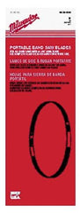 Milwaukee Tool - 3' 8-7/8" Long x 0.02" Thick, 14 Teeth per Inch, Portable Band Saw Blade - Bi-Metal Blade, High Speed Steel Teeth, Toothed Edge - USA Tool & Supply