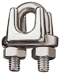 Ronstan - 9/16" Wire Rope U-Bolt Grip - 316 Stainless Steel - USA Tool & Supply