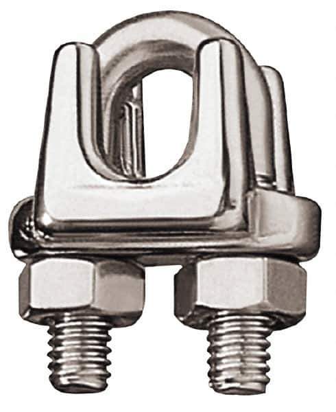 Ronstan - 5/8" Wire Rope U-Bolt Grip - 316 Stainless Steel - USA Tool & Supply