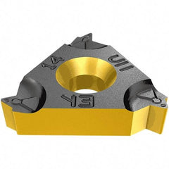 Iscar - 27IR Internal Right Hand 4.5-4 Partial Profile 60° Laydown Threading Insert - Grade IC908, TiAlN Coated Carbide, 15.88mm Inscribed Circle - USA Tool & Supply