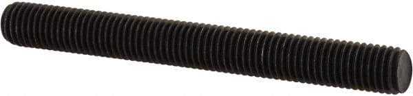 Value Collection - 1/4-28 2-1/4" OAL Fully Threaded Stud - Carbon Steel, Plain Finish - USA Tool & Supply