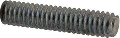 Value Collection - #8-32 3/4" OAL Fully Threaded Stud - Carbon Steel, Zinc-Plated Finish - USA Tool & Supply