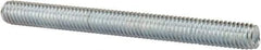 Value Collection - 3/8-16 4" OAL Fully Threaded Stud - Carbon Steel, Zinc-Plated Finish - USA Tool & Supply