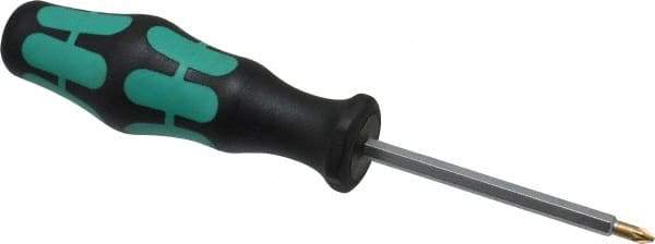 Wera - 2-3/8" Blade Length Posidrive Screwdriver - 5-5/8" OAL - USA Tool & Supply