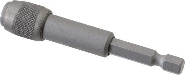 Wera - 1/4" Hex Bit Holder - 1/4" Hex Drive, 3" OAL - USA Tool & Supply