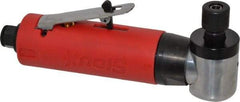 Sioux Tools - 1/4" Collet, Angle Handle, Angle Air Die Grinder - 16,000 RPM, Rear Exhaust, 18 CFM, 0.5 hp, 6.21 bar, 1/4 NPT - USA Tool & Supply