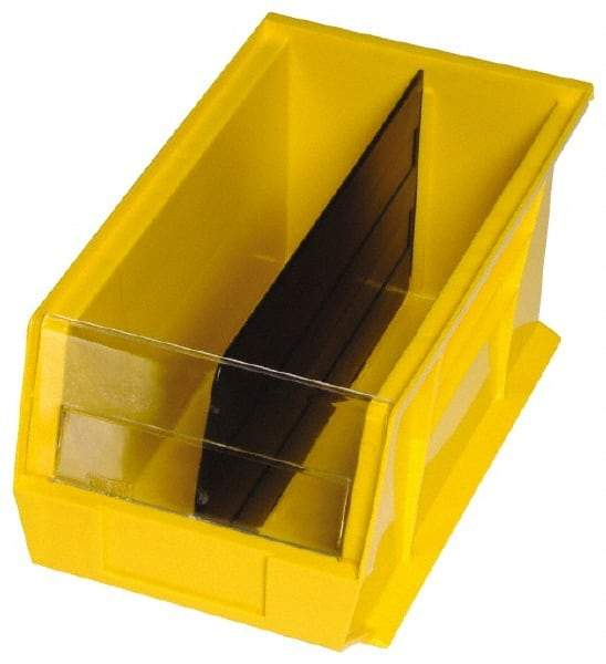 Quantum Storage - 10.3" Wide x 4.8" High, Black Bin Divider - Use with Quantum Storage Systems - QUS 230CON, QUS 235CON - USA Tool & Supply