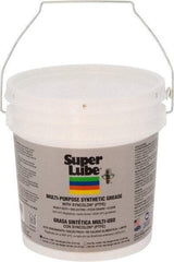 Synco Chemical - 5 Lb Pail Synthetic General Purpose Grease - Translucent White, Food Grade, 450°F Max Temp, NLGIG 2, - USA Tool & Supply