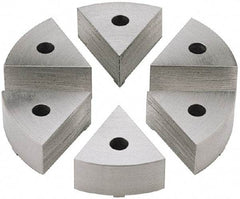 Value Collection - 6" Chuck Capacity, JF Attachment, Round Soft Lathe Chuck Jaw - 6 Jaws, Steel, 22mm Long x 9.1mm High - USA Tool & Supply