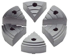 Value Collection - 2.16" Chuck Capacity, JF Attachment, Round Soft Lathe Chuck Jaw - 6 Jaws, Steel - USA Tool & Supply