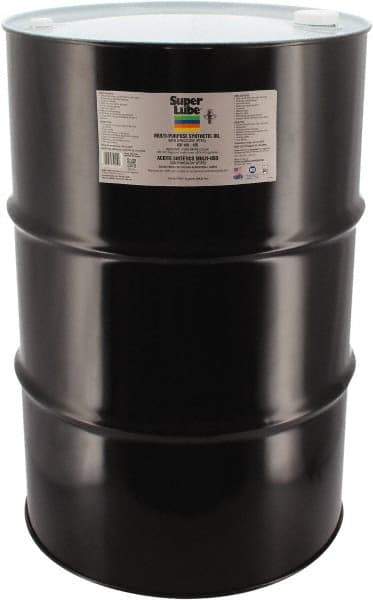 Synco Chemical - 55 Gal Drum Synthetic Multi-Purpose Oil - -42.78 to 232.22°F, SAE 85W, ISO 150, 681.5 SUS at 40°C, Food Grade - USA Tool & Supply