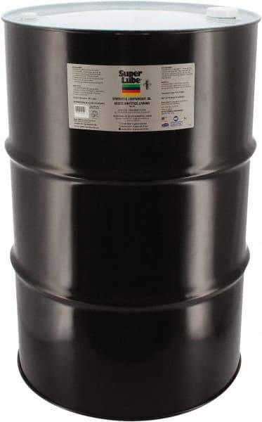 Synco Chemical - 55 Gal Drum Synthetic Multi-Purpose Oil - -40500°F, SAE 80W, ISO 68, 350 SUS at 40°C, Food Grade - USA Tool & Supply