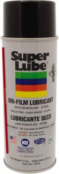 Synco Chemical - 11 oz Aerosol Dry Film with PTFE Lubricant - -40°F to 500°F - USA Tool & Supply