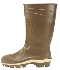 Dunlop Protective Footwear - Men's Size 15 Medium Width Plain Knee Boot - Black, PVC Upper, 16" High, Chemical Resistant, Non-Slip, Waterproof - USA Tool & Supply