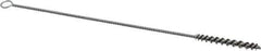 PRO-SOURCE - 1-1/2" Long x 3/16" Diam Stainless Steel Twisted Wire Bristle Brush - Single Spiral, 7" OAL, 0.003" Wire Diam, 0.085" Shank Diam - USA Tool & Supply