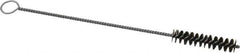 PRO-SOURCE - 2" Long x 7/16" Diam Steel Twisted Wire Bristle Brush - Single Spiral, 8" OAL, 0.006" Wire Diam, 0.11" Shank Diam - USA Tool & Supply