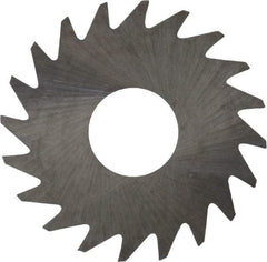 RobbJack - 3/4" Diam x 0.01" Blade Thickness x 1/4" Arbor Hole Diam, 20 Tooth Slitting and Slotting Saw - Arbor Connection, Right Hand, Uncoated, Solid Carbide, Concave Ground - USA Tool & Supply