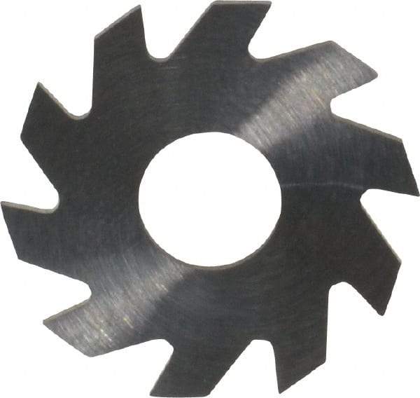 RobbJack - 3/4" Diam x 0.04" Blade Thickness x 1/4" Arbor Hole Diam, 10 Tooth Slitting and Slotting Saw - Arbor Connection, Right Hand, Uncoated, Solid Carbide, Concave Ground - USA Tool & Supply