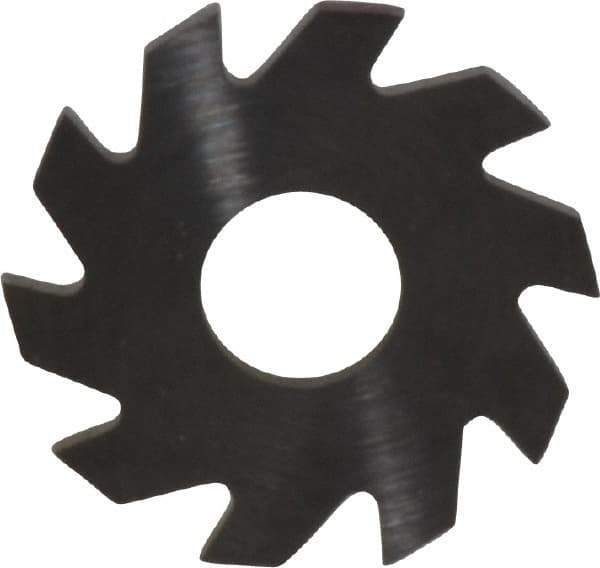 RobbJack - 3/4" Diam x 0.051" Blade Thickness x 1/4" Arbor Hole Diam, 10 Tooth Slitting and Slotting Saw - Arbor Connection, Right Hand, Uncoated, Solid Carbide, Concave Ground - USA Tool & Supply