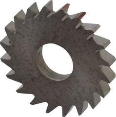 RobbJack - 3/4" Diam x 0.0937" Blade Thickness x 1/4" Arbor Hole Diam, 20 Tooth Slitting and Slotting Saw - Arbor Connection, Right Hand, Uncoated, Solid Carbide, Concave Ground - USA Tool & Supply