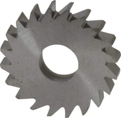 RobbJack - 3/4" Diam x 1/8" Blade Thickness x 1/4" Arbor Hole Diam, 20 Tooth Slitting and Slotting Saw - Arbor Connection, Right Hand, Uncoated, Solid Carbide, Concave Ground - USA Tool & Supply