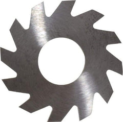 RobbJack - 1" Diam x 1/16" Blade Thickness x 3/8" Arbor Hole Diam, 12 Tooth Slitting and Slotting Saw - Arbor Connection, Right Hand, Uncoated, Solid Carbide, Concave Ground - USA Tool & Supply