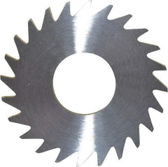 RobbJack - 1" Diam x 0.0937" Blade Thickness x 3/8" Arbor Hole Diam, 24 Tooth Slitting and Slotting Saw - Arbor Connection, Right Hand, Uncoated, Solid Carbide, Concave Ground - USA Tool & Supply